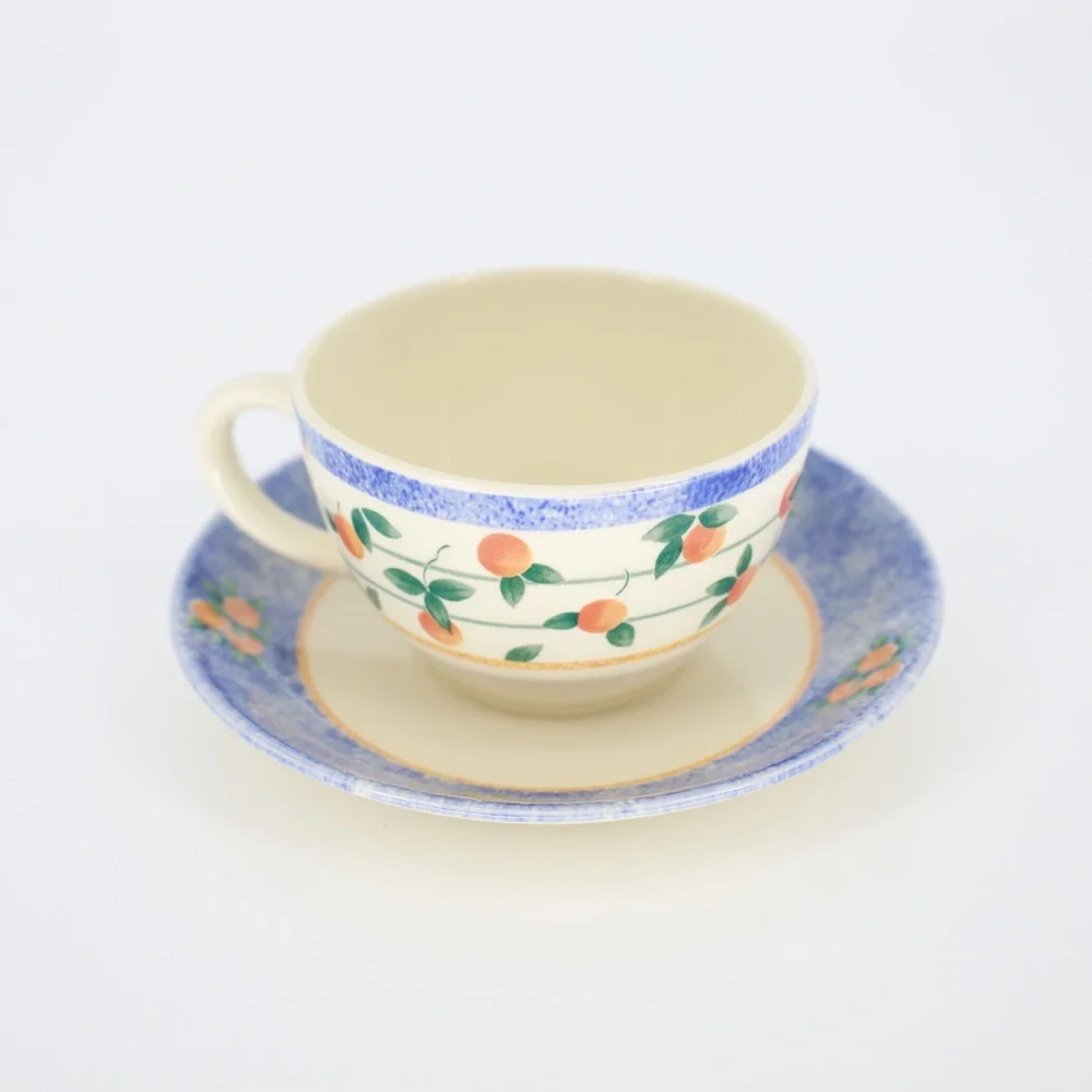 WOOD & SONS MADE IN ENGLAND‎ TEACUP AND SAUCER